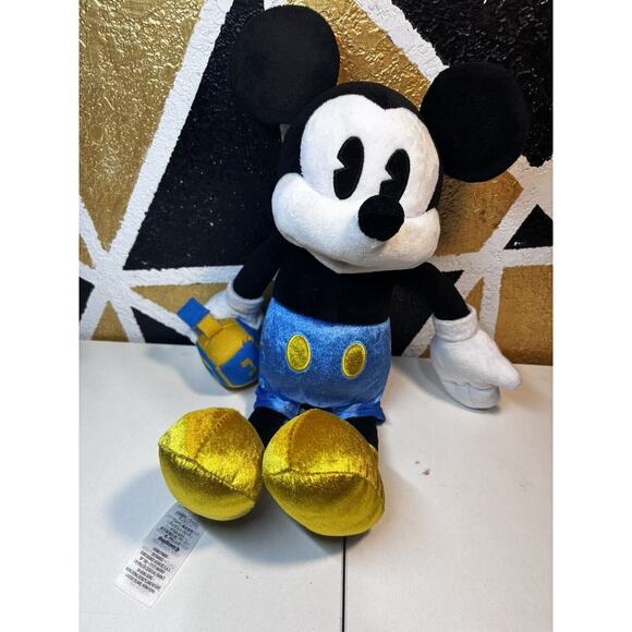 Disney Mickey Mouse Happy Hanukkah Plush holding a Menorah– 15'' - Picture 1 of 4